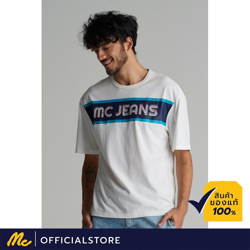 mc-jeans-เสื้อยืดผู้ชาย-แขนสั้น-ทรงโอเวอร์ไซส์-mc-adventure-ผ้านุ่ม-ระบายอากาศได้ดี-mtsz461