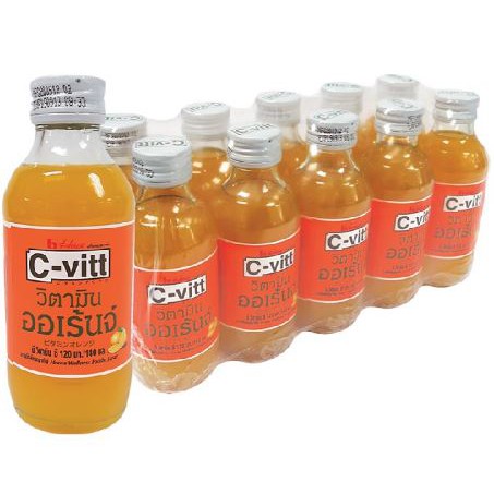 ซีวิท-เครื่องดื่มวิตามิน-ขนาด-140ml-ขวด-แพ็คละ10ขวด-c-vitt-140ml-bottle-10bottle-pack