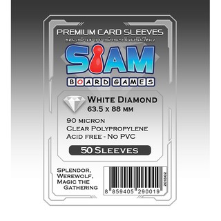 สินค้า Siam Board Games : Sleeves 90m- ซองใส