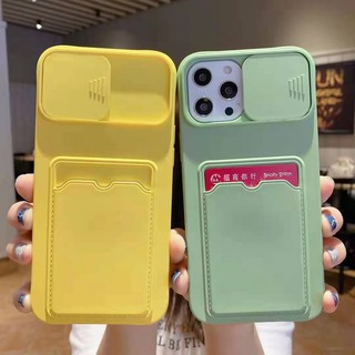 เคสโทรศัพท์มือถือ แบบนิ่ม มีช่องใส่บัตร สําหรับ iPhone 15 12 Pro Max 15 Plus