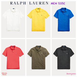 RALPH LAUREN CUSTOM SLIM FIT MESH POLO ( MEN SIZE )