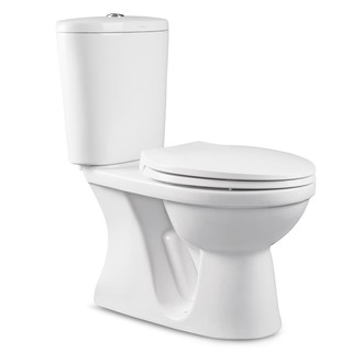 Sanitary ware 2-PIECE TOILET NASCO NC-7645SP 3/4L WHITE sanitary ware toilet สุขภัณฑ์นั่งราบ สุขภัณฑ์ 2 ชิ้น NASCO NC-76