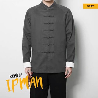 เสื้อเชิ้ต Ipman | คอปกซานไฮแขนยาวสําหรับผู้ชาย