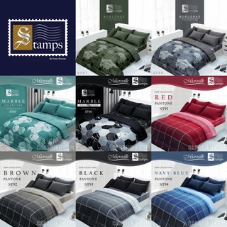 [8 ลาย] STAMPS ชุดผ้าปูที่นอน พิมพ์ลาย กราฟฟิก Graphic #Total แสตมป์ส ชุดเครื่องนอน ผ้าปู ผ้าปูที่นอน ผ้าปูเตียง ผ้านวม
