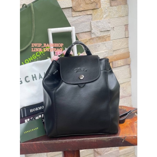 ส่งฟรี-longchamp-le-pliage-cuir-xs-leather-backpack-แท้