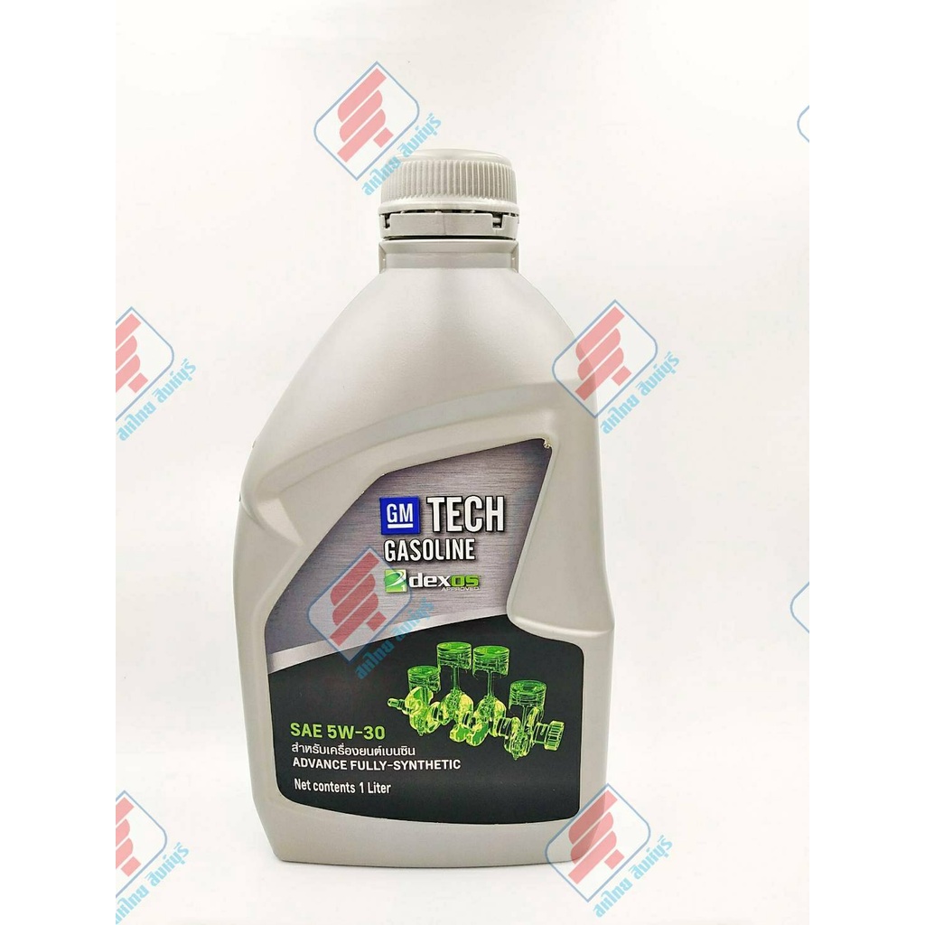 น้ำมันเครื่องยนต์ เบนซิน สังเคราะห์แท้ 100% [ ของแท้ ] GM TECH dexos1 ...