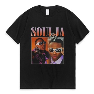 เสื้อผู้ชายเท่ - ใหม่ 2022 fahsion บุรุษเสื้อยืด Soulja เสื้อยืดวินเทจฮิปฮอปแร็ปเปอร์เสื้อยืดแขนสั้