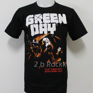 เสื้อ GREEN DAY เสื้อยืด เสื้อวง กรีนเดย์ S150 ไซส์ยุโรป