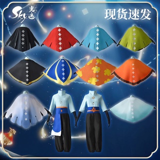 ☃Sky Light Yu cos เสื้อผ้า Rin Winter Children of Multicolor Magic Season Cloak Game cosplay costume