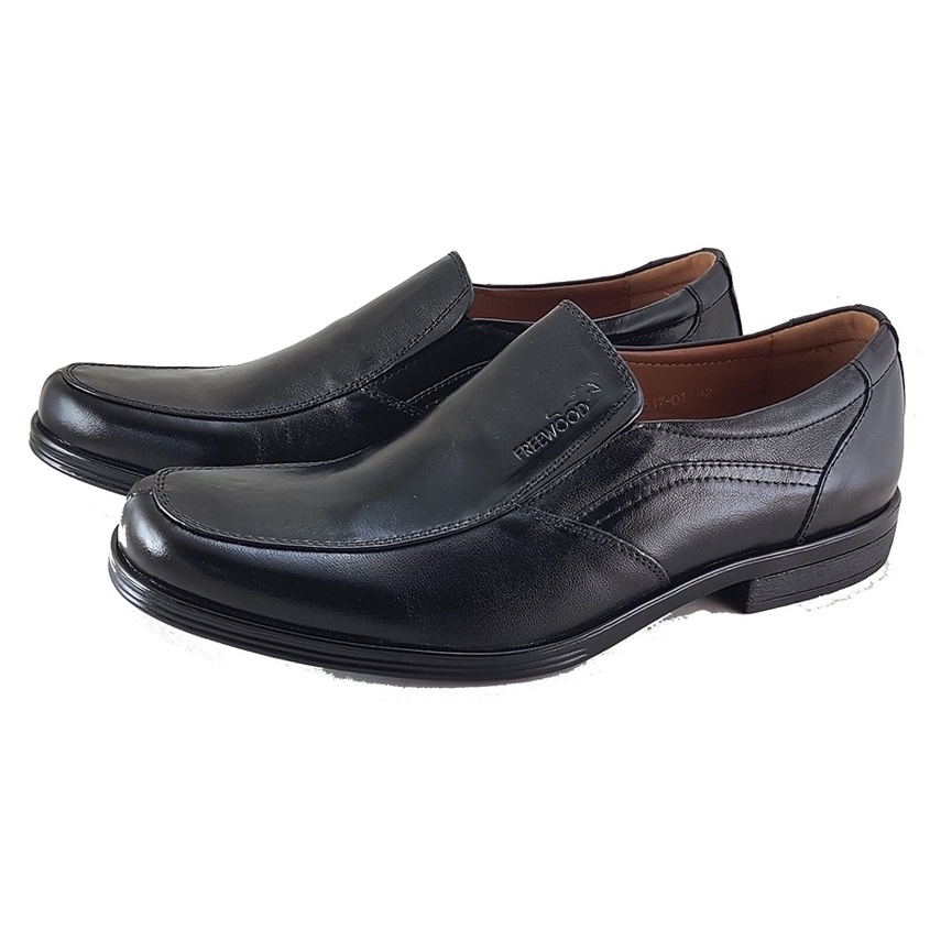 ราคาและรีวิวFREEWOOD BUSINESS SHOES รองเท้าคัชชู รุ่น 52-517 สีดำ (BLACK)