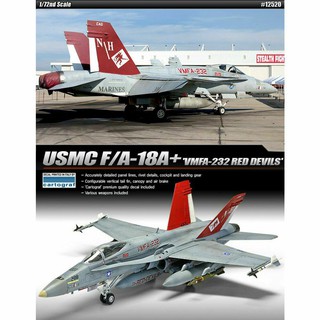 โมเดลเครื่องบินประกอบ Academy Model 1/72 AC12520 USMC F/A 18A+ VMFA-232 RED DEVILS