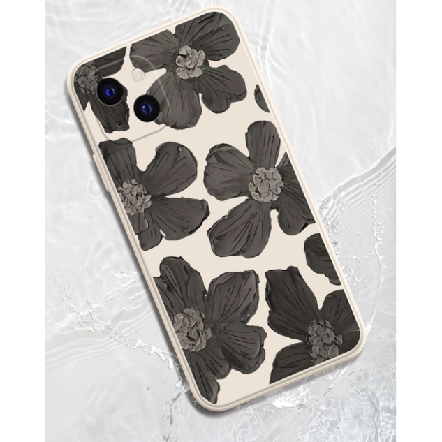 dmy-เคสซิลิโคนนิ่ม-กันกระแทก-ลายดอกไม้-สําหรับ-iphone-12-pro-max-11-13-mini-xs-max-xr-x-6-6s-7-8-plus