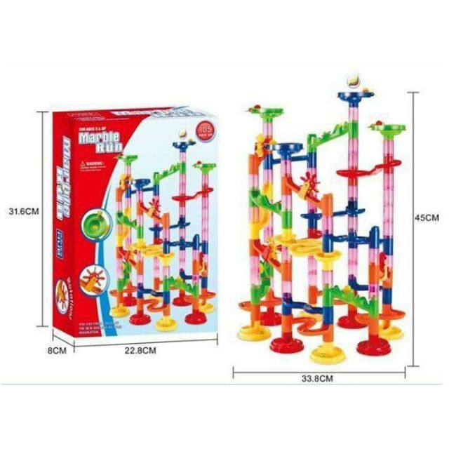 รางลูกแก้ว-ของเล่นหยอดลูกแก้ว-marble-run