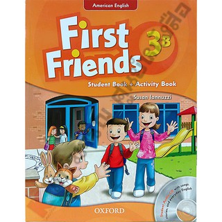 First Friends 3B, American English : Students Book +Activity Book +CD/9780194433518