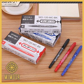 ภาพหน้าปกสินค้าMIMOSA ปากกา Permanent CD MARKER สูตรน้ำมัน กันน้ำ สำหรับเขียนซองไปรษณีย์พลาสติก ปากกาเขียนซองไปรษณีย์ ซึ่งคุณอาจชอบราคาและรีวิวของสินค้านี้