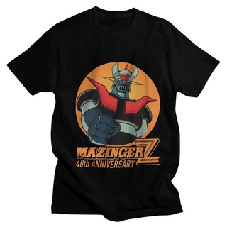 เสื้อยืดแขนสั้น พิมพ์ลายหุ่นยนต์ Goldorak Mazinger Z Robot สไตล์วินเทจ แฟชั่นฤดูร้อน สําหรับผู้ชายS-5XL