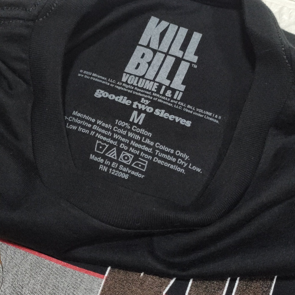 เสื้อยืดพิมพ์ลายแฟชั่นowim-เหลือ-เสื้อยืดหนังภาพยนตร์-killbill-vol1-ลิขสิทธิ์แท้-กางเกงขาสั้น-beh