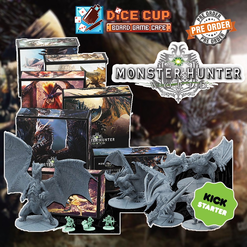 [ของแท้] Monster Hunter World The Board Game Kickstarter Board Game