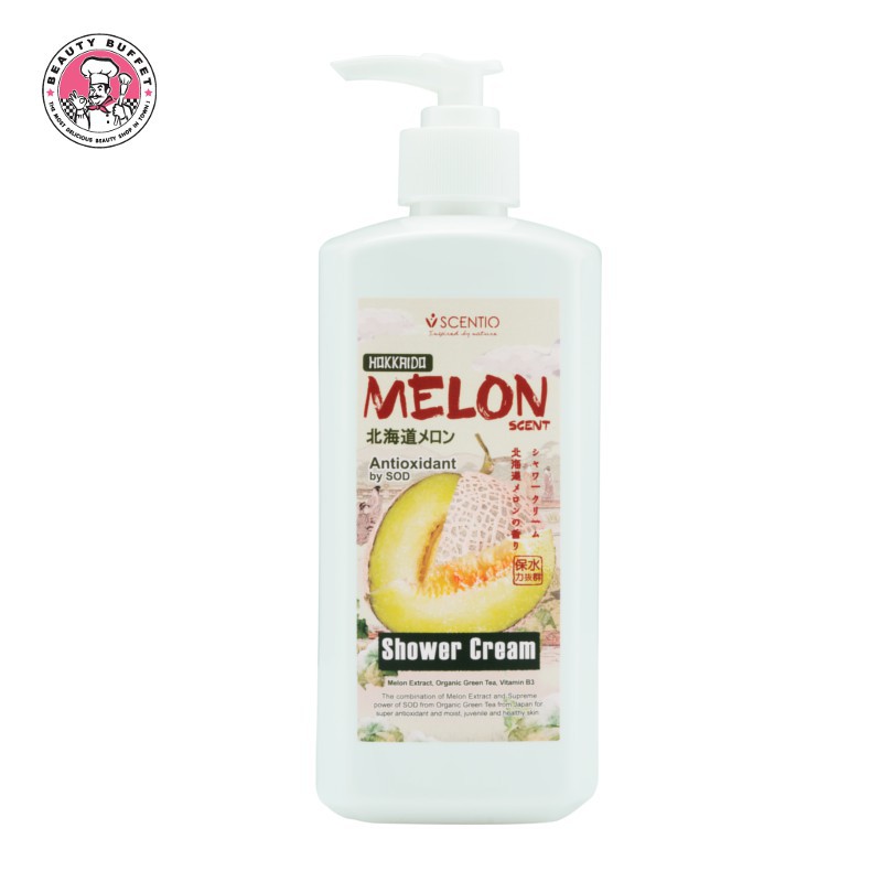 scentio-hokkaido-melon-scent-shower-cream-เซนทิโอ-ฮอกไกโด-เมล่อน-เซ็นท์-ชาวเวอร์-ครีม-490ml