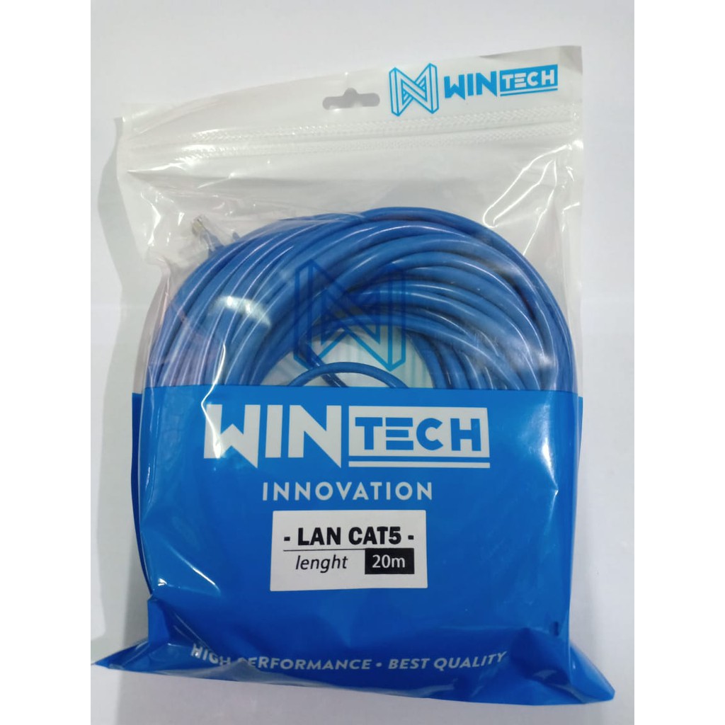 สาย LAN 20 เมตร + RJ-45 | Shopee Thailand