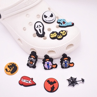 Crocs Jibbitz กระดุม จี้รูปรองเท้า DIY สําหรับปาร์ตี้ฮาโลวีน