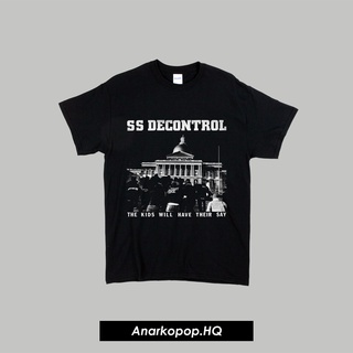 เสื้อยืดผู้ชาย เสื้อยืด พิมพ์ลาย Ss DECONTROL BAND เพลงฮาร์ดคอร์ PUNK S-5XL