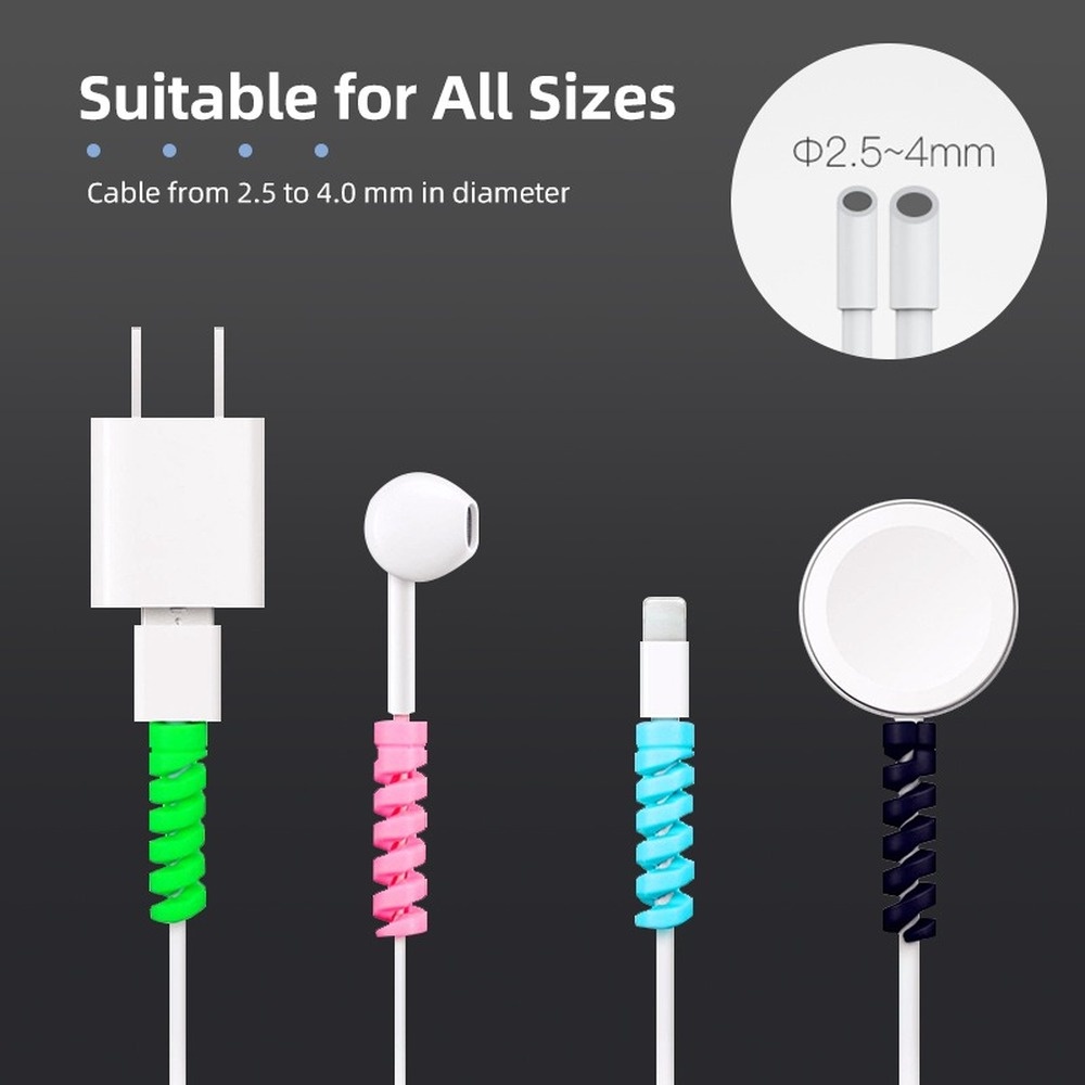 4pc-set-spiral-cable-case-protector-headphone-winder-for-universal-usb-charger-earphone-accessories