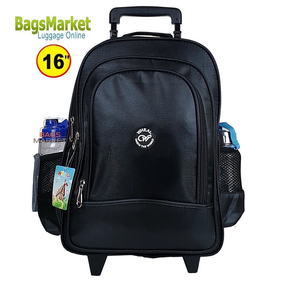 ราคาและรีวิว9889shop Kid's Luggage 14"16" (กลาง-ใหญ่) Wheal กระเป๋าเป้มีล้อลากสำหรับเด็ก กระเป๋านักเรียน F106