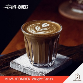 MHW-3BOMBER Wright series แก้วกาแฟ แก้วลาเต้ latte cup /glass / dirty coffee cup