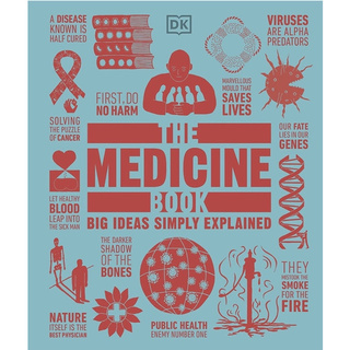 หนังสือภาษาอังกฤษ The Medicine Book: Big Ideas Simply Explained ปกแข็ง พร้อมส่ง