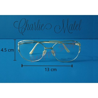 แว่นตา Charlie matel รุ่น 2575 แว่นตากันแดด แว่นตาวินเทจ แฟนชั่น แว่นตาผู้หญิง แว่นตาวัยรุ่น ของแท้