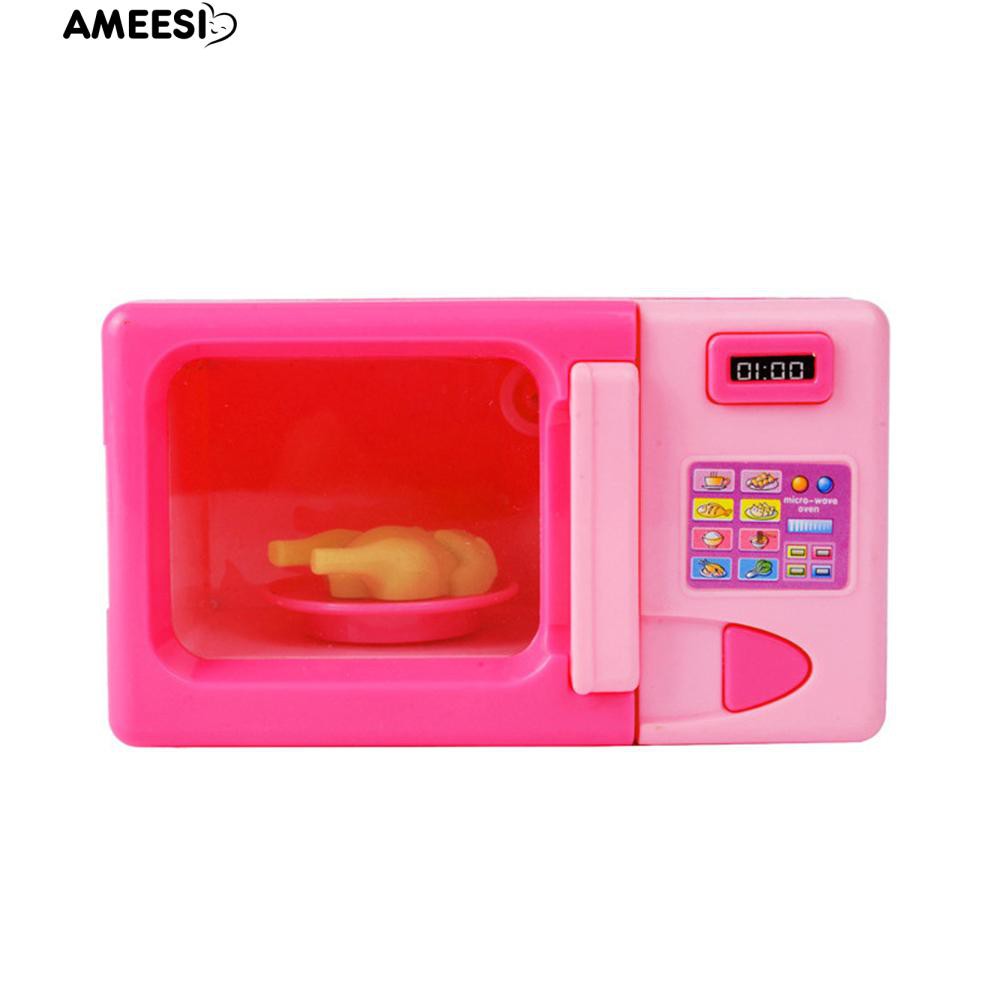 ameesi-เตาไมโครเวฟของเล่นเด็กเด็กเครื่องใช้ไฟฟ้าเด็กชายหญิง