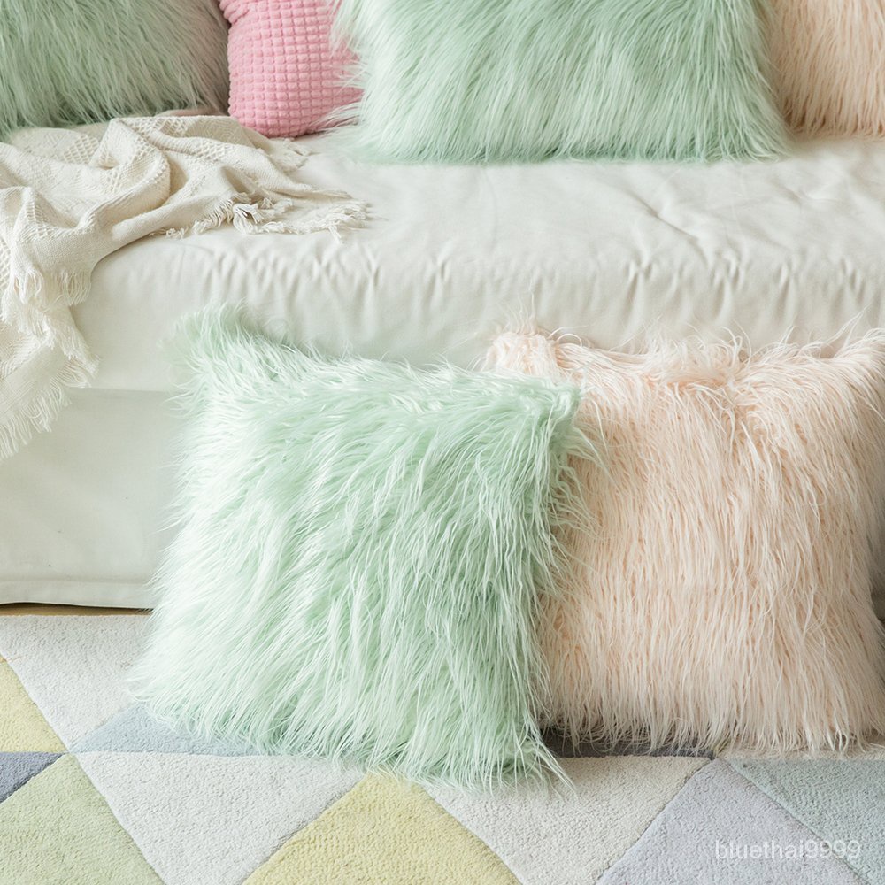 บลูไดมอนด์-soft-fur-plush-cushion-cover-home-decor-pillow-covers-living-room-bedroom-sofa-decorative-pillowcase-45x45cm