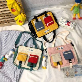 🍋กระเป๋าสะพาย🍋พร้อมส่ง 3 สี (quack)