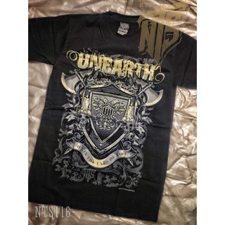 เสื้อยืดผ้าฝ้ายพรีเมี่ยม  116 Unearth เสื้อยืด เสื้อวง สกรีนลายอย่างดี Silk Screen ผ้าหนานุ่ม ไม่หดไม่ย้วย มาตราฐาน N