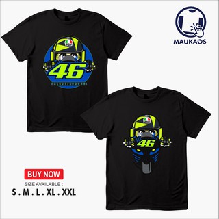 เสื้อยืด ทรงสามเหลี่ยม สําหรับรถยนต์ MotoGP Valentino Rossi VR46 CHIBIS-5XL