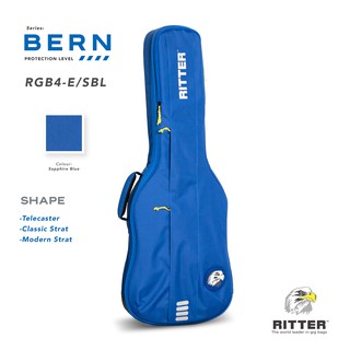 Ritter BERN 4 "Sapphire Blue"  กระเป๋ากีตาร์ไฟฟ้าทรง Telecaster / Strat