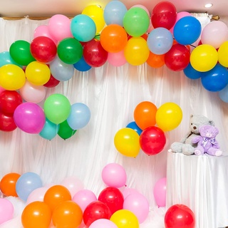 ชุดลูกโป่ง happy birthday ขนาด 10 นิ้ว สําหรับตกแต่งพื้นหลัง ปาร์ตี้วันเกิด