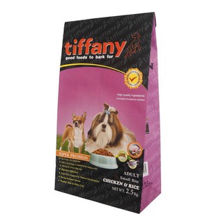 สินค้า •ส่งฟรี• Tiffany (ทิฟฟานี) อาหารสุนัขโต 2.5, 15 Kg