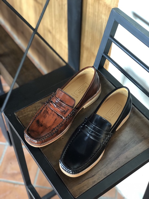 ภาพหน้าปกสินค้ารองเท้าหนังแท้ HOLM รุ่น Brooklyn Loafers no.107 จากร้าน holm.leatherware บน Shopee