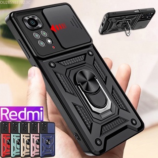 เคสโทรศัพท์มือถือ กันกระแทก ป้องกันกล้อง พร้อมแหวนแม่เหล็ก สําหรับ Xiaomi Redmi 10C 9T Redmi Note 11 10 9 Pro Note 11S 10S 9S
