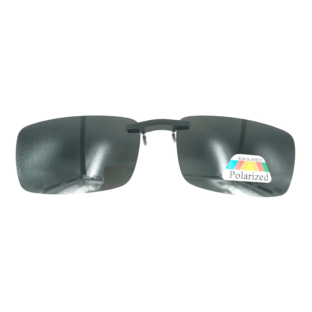 clip-on-lens-polarized-เลนส์กันแดด-สี-dark-grey-1ชิ้น-ส่ง-เร็ว-ส่งจากไทย