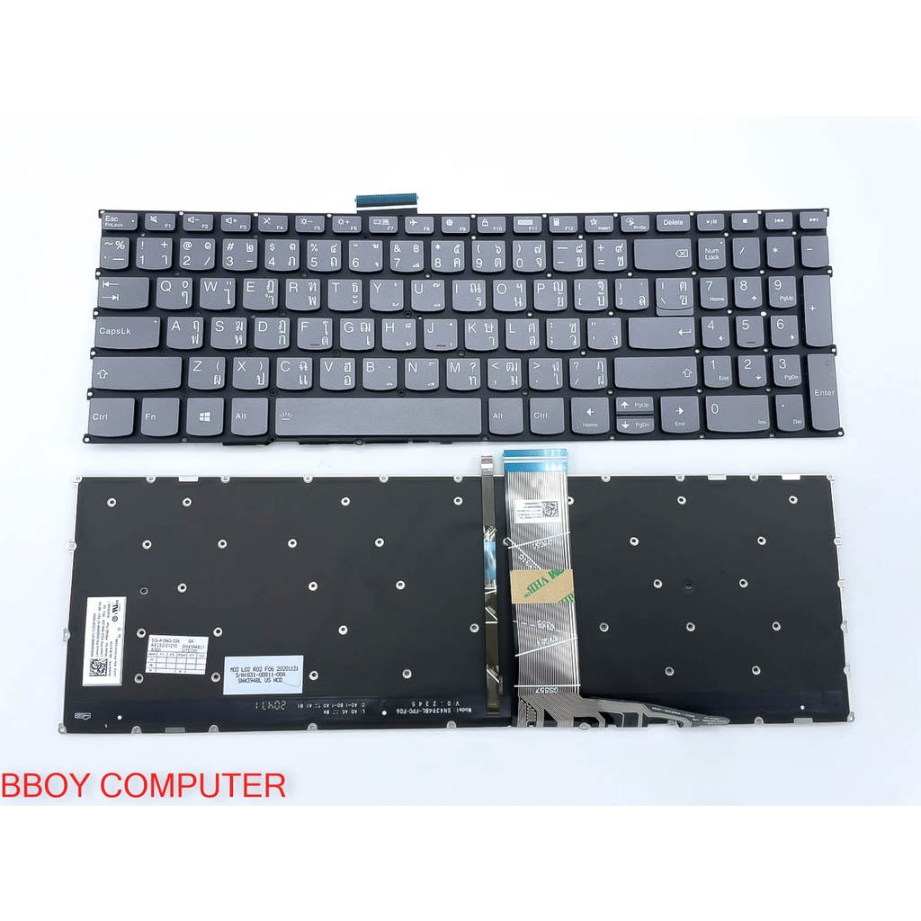 lenovo-keyboard-คีย์บอร์ด-lenovo-ideapad-5-15itl05-มีไฟ-backlite-ไทย-อังกฤษ