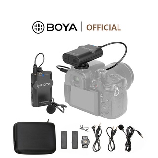 Boya BY-WM4 PRO K1 ไมโครโฟนไร้สาย เข้าได้กับสมาร์ทโฟน กล้อง DSLR