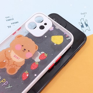 Samsung A02s A12 A20 A30s เคสซัมซุง เคสใสกากเพชร เคสกริตเตอร์ เคสขอบสี เคสแฟชั่น เคสสวย เคสมือถือ เคสหวาน เคสมินิมอล