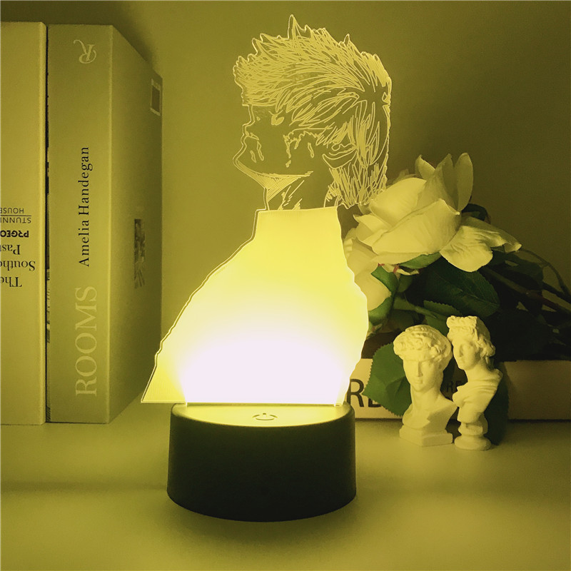 โคมไฟตั้งโต๊ะ 3 D Jujutsu Kaisen Night Light Led Gojo Satoru Itadori ...