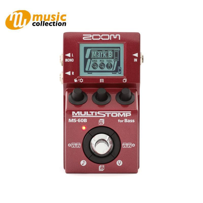 เอฟเฟคสำหรับกีตาร์เบส Zoom MS-60B Multi-Stomp Bass Pedal | Shopee