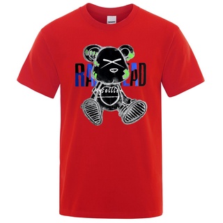 เสื้อเด็กหญิง - การ์ตูนหมีสัตว์คาวาอี้พิมพ์เสื้อยืดผู้ชายความคิดสร้างสรรค์ทีเสื้อผ้าTshirtsหลวมTshi