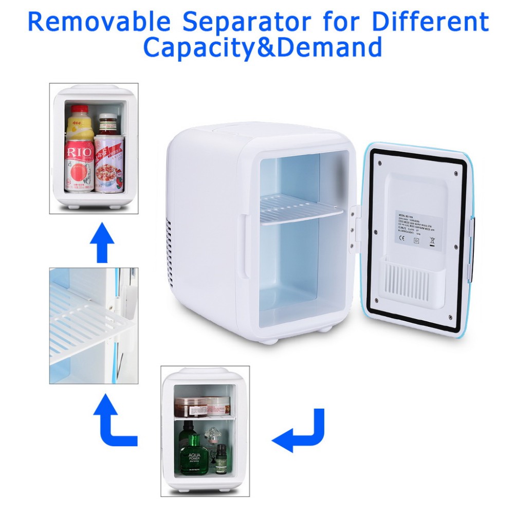 พร้อมส่ง-ตู้เย็นมินิ-ตู้เย็นเล็ก-ตู้เย็นพกพา-mini-refrigerator-4l-พกพาสะดวก-ใช้ได้ทั้งรถยนต์และไฟบ้าน-ขนาด-4-ลิตร