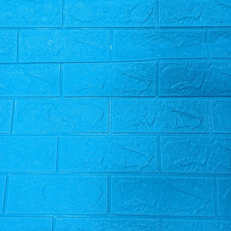 หลายสี-วอลเปเปอร์ติดผนัง-สามมิติลายอิฐ-สีพื้น-มีกาวในตัว-ขนาด70-77cm-wallpaper